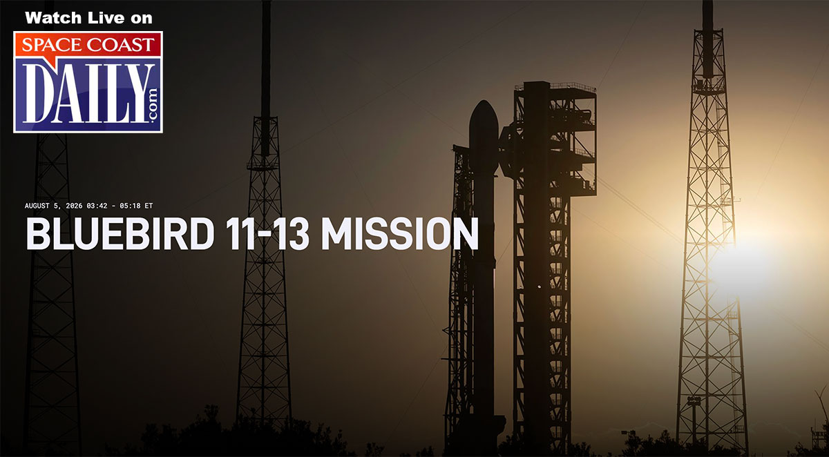 SpaceX Schedules Rocket Launch Carrying SpaceMobile’s BlueBird Mission from Cape Canaveral, Set to Launch Wednesday, August 5