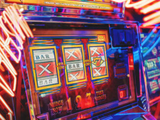 colorful slots with neon signs