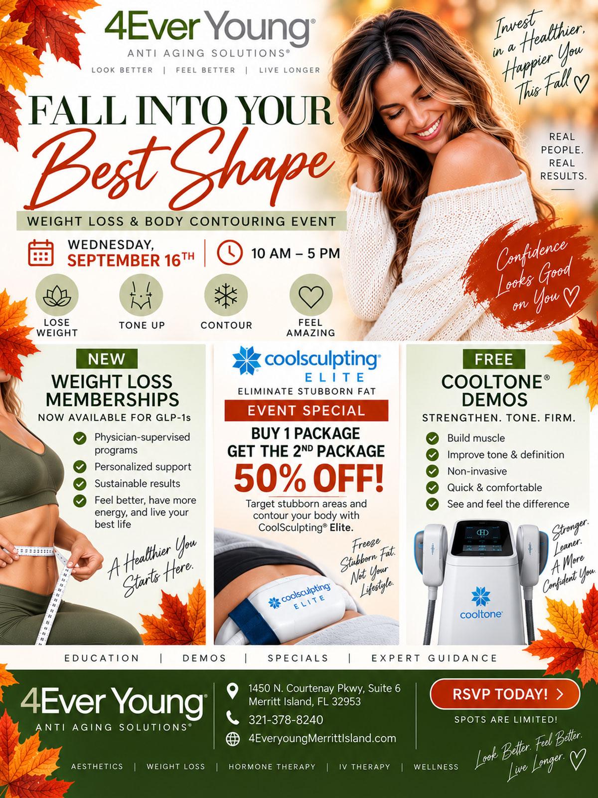 4Ever Young Merritt Island to Host Weight Loss and Body Contouring Event Sept. 16