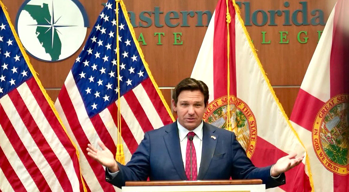 Gov. Ron DeSantis Visits Eastern Florida State to Announce Start of Workforce Pell Grant Funding to Support Short-Term, Career-Focused Training