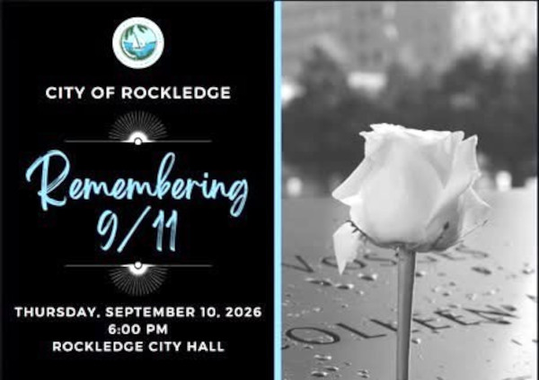 City of Rockledge to Gather for 25th Anniversary 9/11 Remembrance Ceremony Set Thursday, September 10, at 6 p.m.
