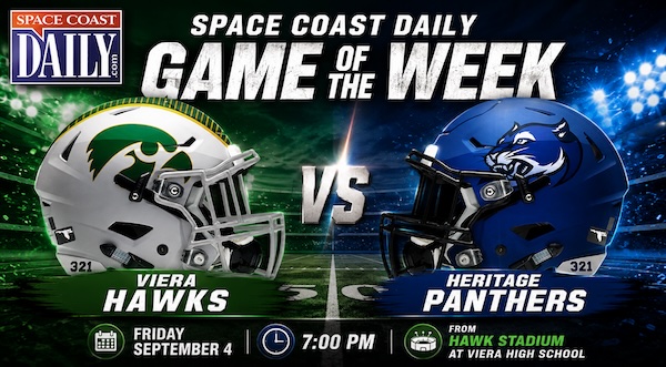 WATCH LIVE: Heritage Panthers Head to Viera for Week 3 Showdown on Space Coast Daily TV Presented by Erdman Automotive