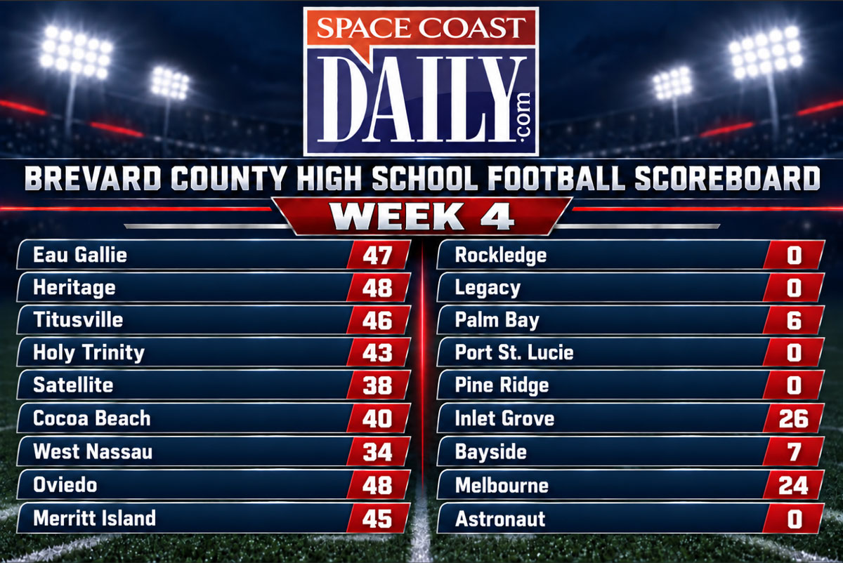 WEEK 4 SCOREBOARD: Merritt Island Dominates Astronaut, Eau Gallie Shuts Out Rockledge