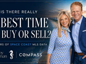 Bobby Freeman and Nikki McCoy Freeman of McCoy Freeman Group at Compass analyze five years of Space Coast MLS data to reveal the best time to buy or sel