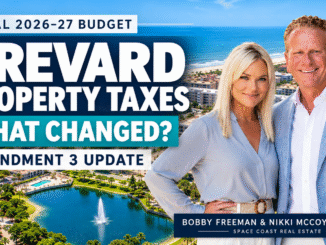 Bobby Freeman and Nikki McCoy Freeman explain Brevard County property tax changes and Florida Amendment 3 for Space Coast homeowners.