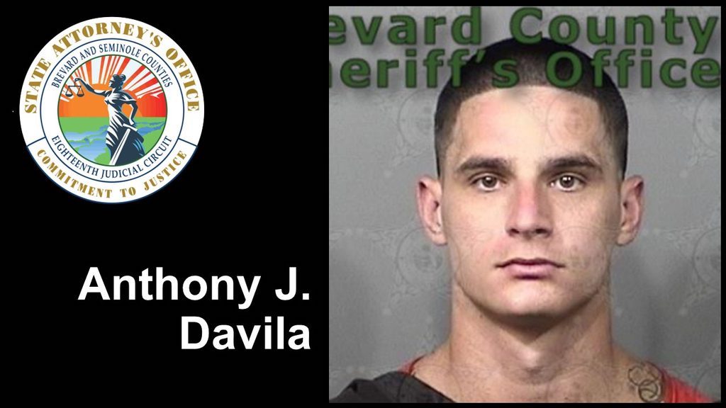 Anthony J. Davila Sentenced to 10 Years in Prison After 2021 Merritt Island Home Invasion that Killed Man, Dog
