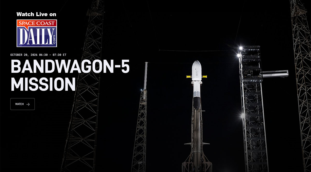 SpaceX Pushes Falcon 9 Rocket Launch Bandwagon-5 Mission From Cape Canaveral to Tuesday
