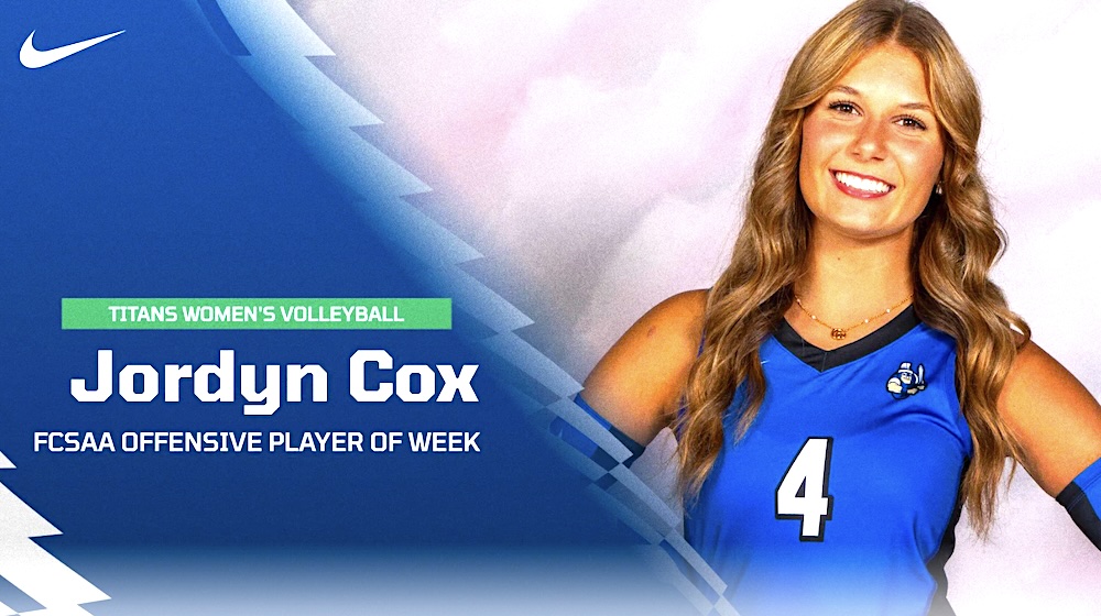 Eastern Florida State Volleyball Player Jordyn Cox Named FCSAA Offensive Player of Week