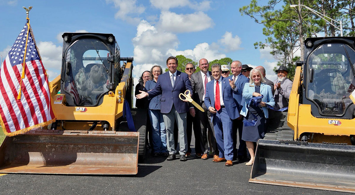 Gov. Ron DeSantis Announces Opening of New I-95 at Oslo Road Interchange in Indian River County