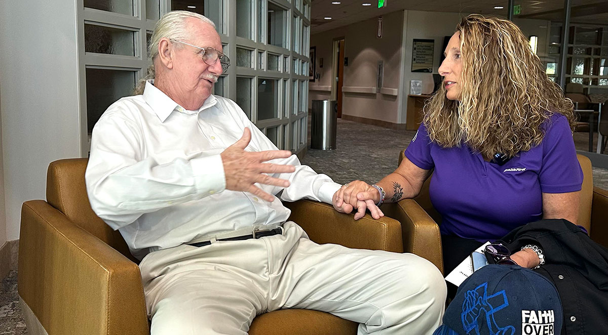 ‘I Couldn’t Do It Without You’: Brevard County Cancer Patient Meets Nurse Navigator for the First Time