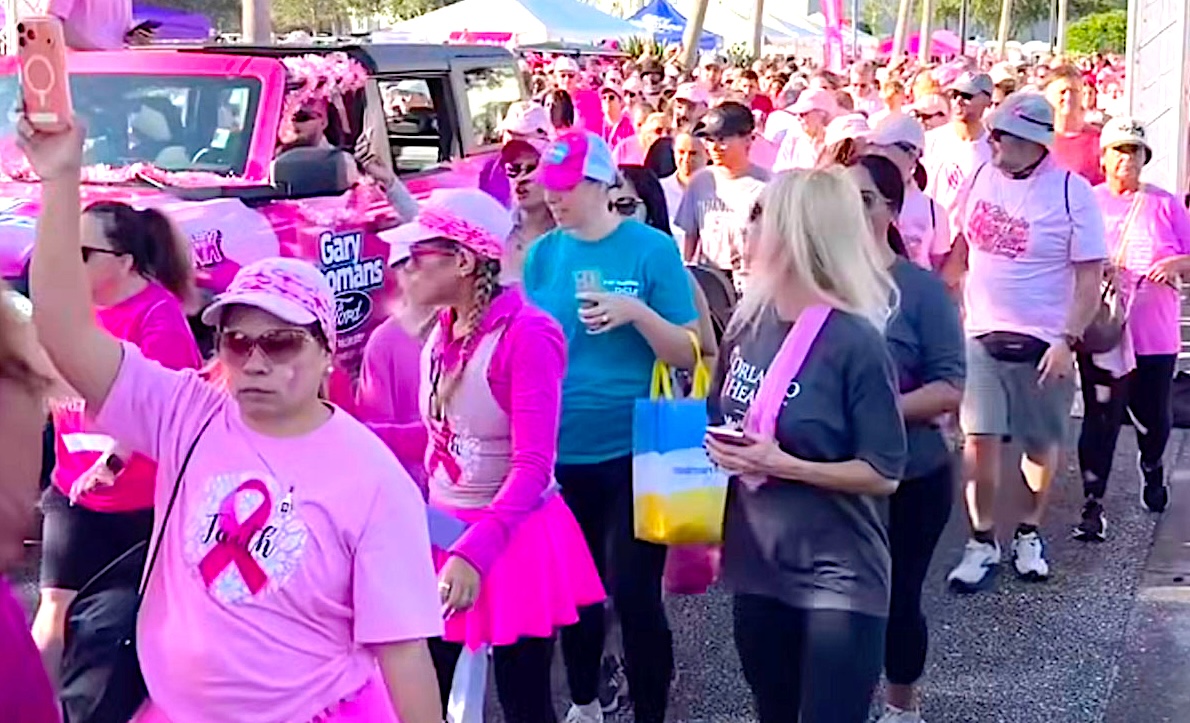 WATCH: Brevard Residents Unite at Annual Making Strides Walk to Support Breast Cancer in Viera