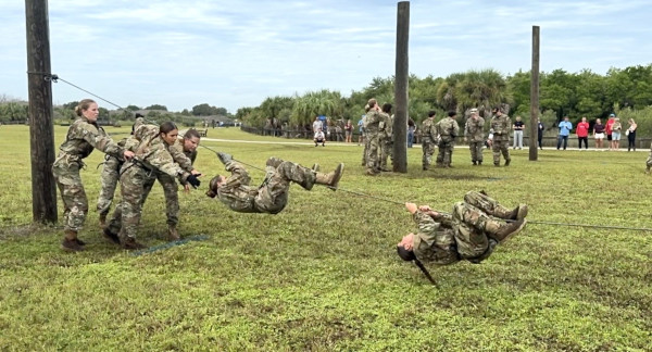 WATCH: Over 300 Cadets participated in JROTC Raider Challenge at Brevard Veterans Memorial Center in Merritt Island