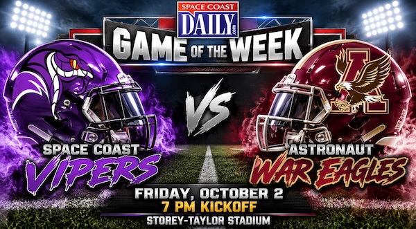 WATCH LIVE: Astronaut War Eagles, Space Coast Vipers Renew Rivalry Once Again Friday Night
