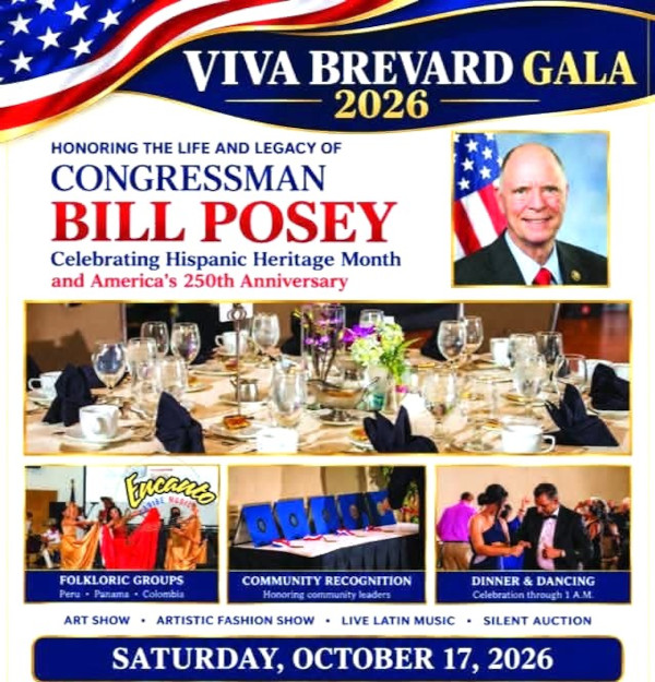Viva Brevard Gala to Honor the Late Congressman Bill Posey on October 17