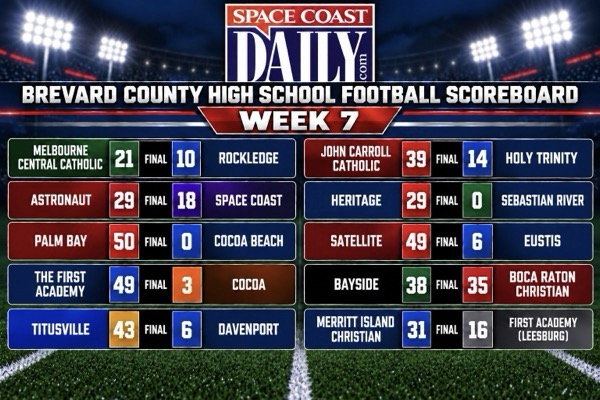 High School Football Recap: Astronaut War Eagles Triumph Over Space Coast, Melbourne Secures Win